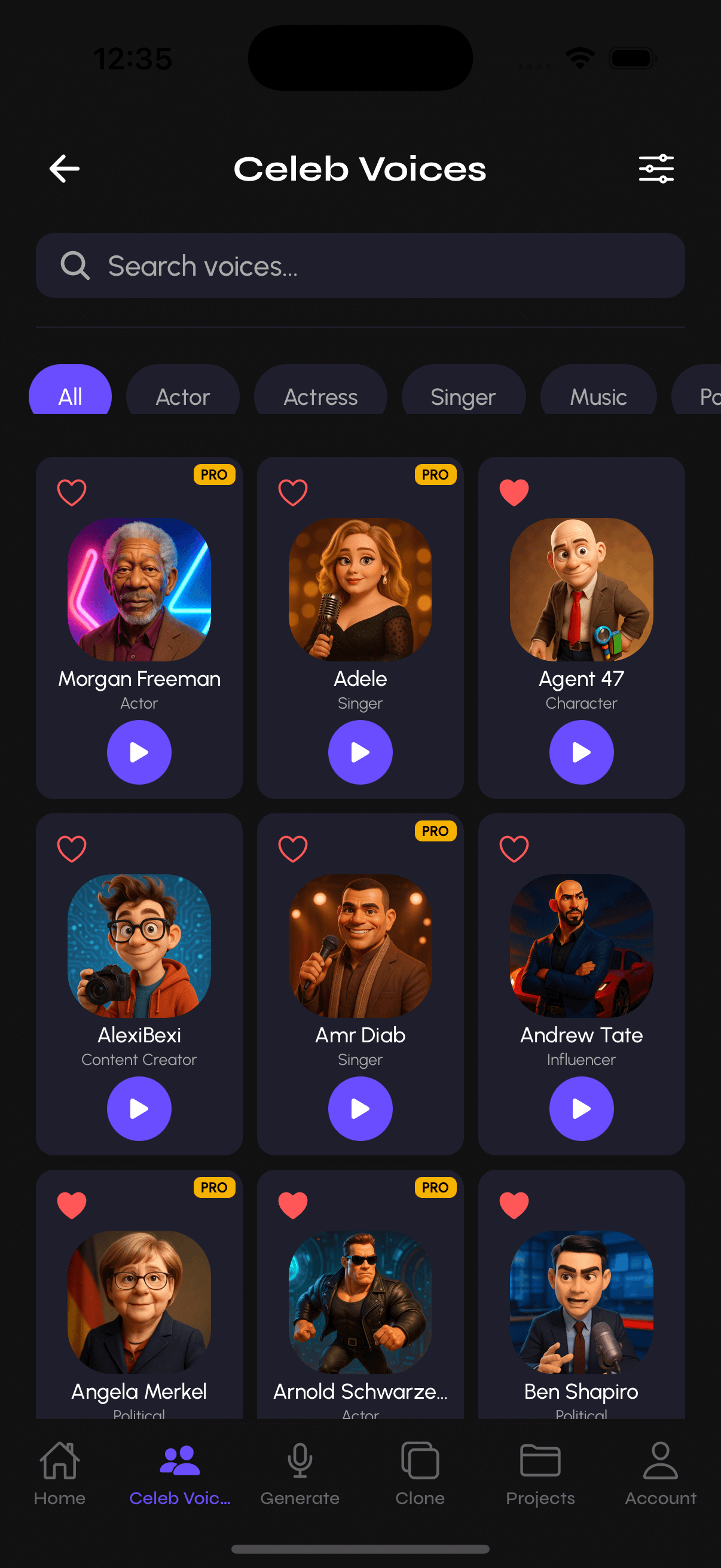 VoiceMate App Interface